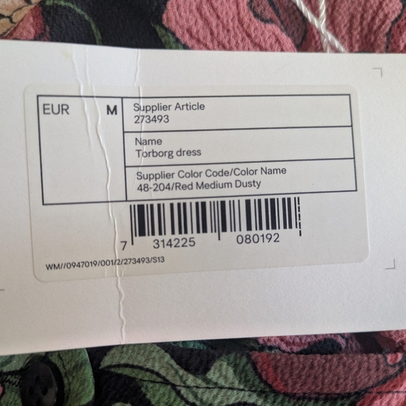 ASOS Monki Torborg Floral Garden Mini Oversized Dress Fit M-XL Bohemian EUC - Picture 14 of 16